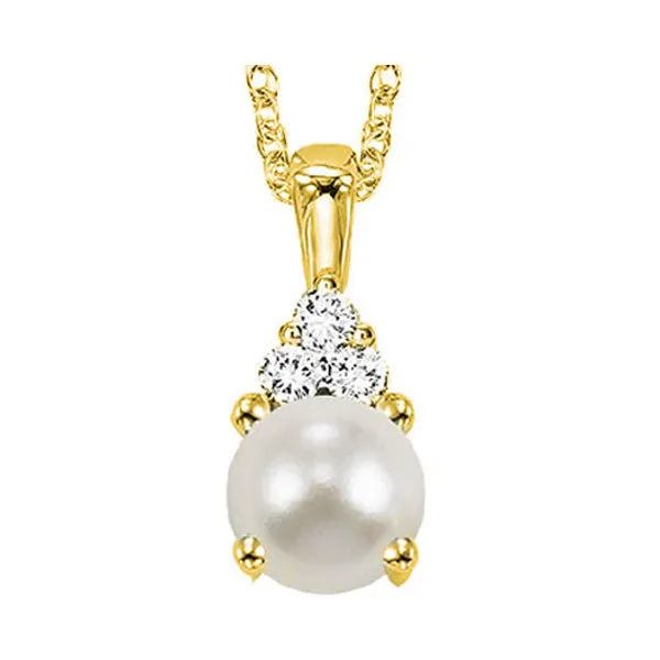 10KT Yellow Gold Stunning Neckwear Pendant - 1/10 ctw