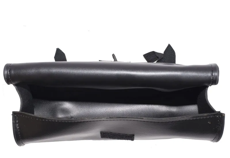 10" PVC Motorcycle Tool Bag With Concho & Braid