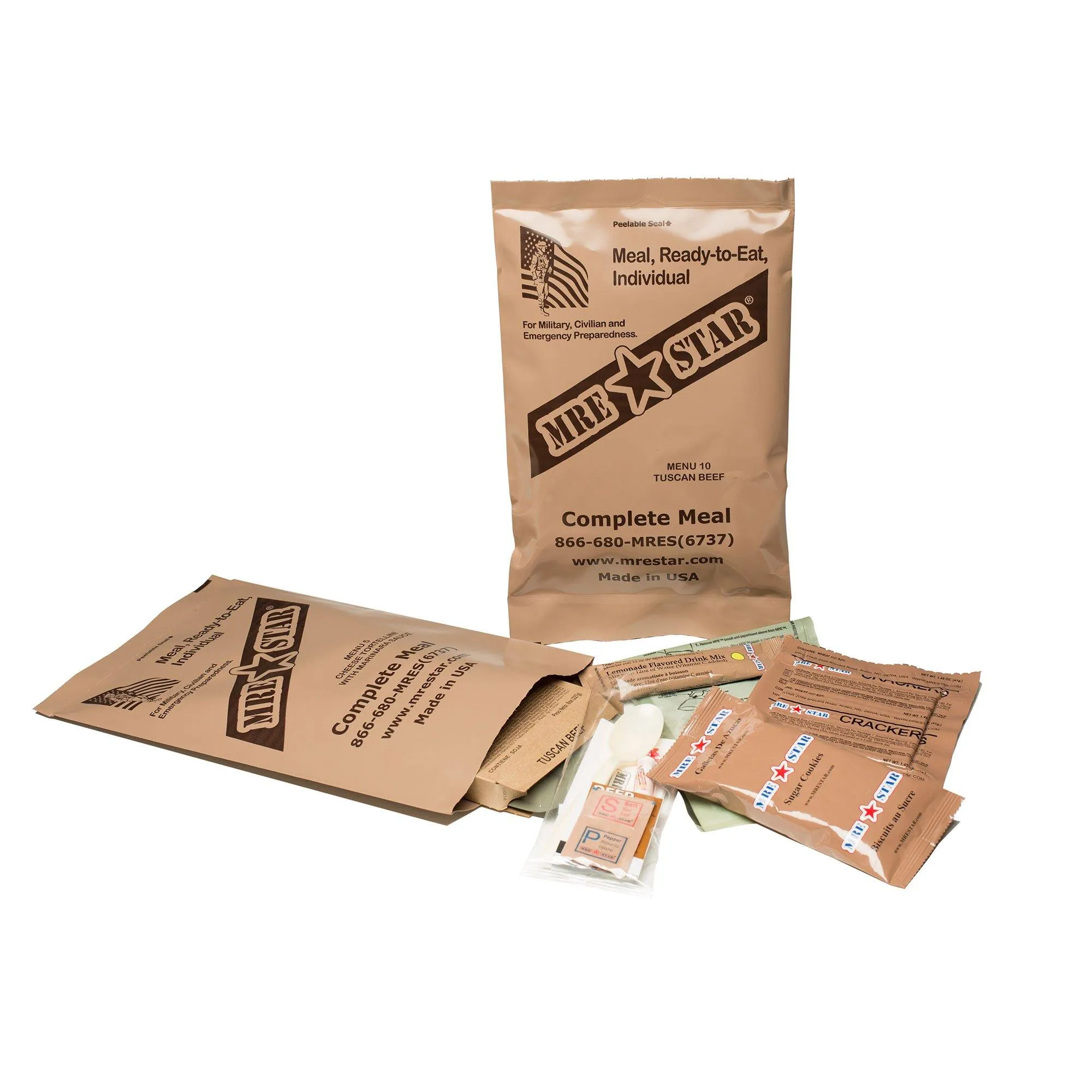 12 Complete Meal MRE Food Supply