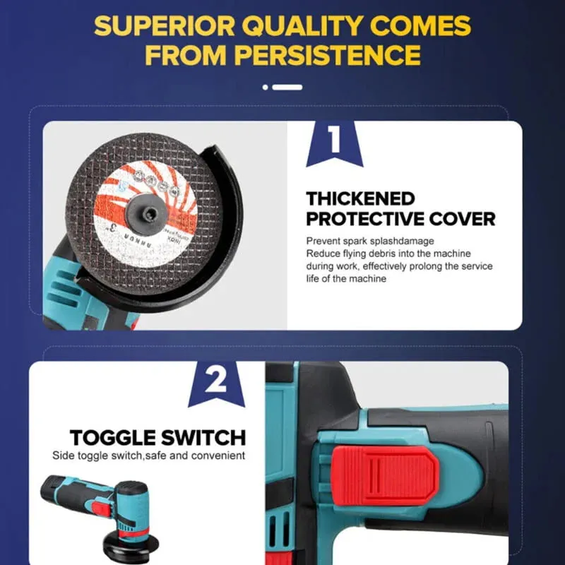 12V Portable Mini Lithium Electric Angle Grinder Tool for Cutting And Polishing