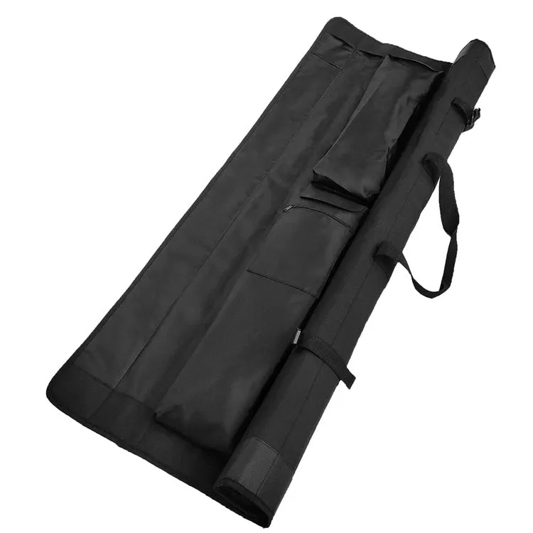 1.3m Foldable Fishing Bag, Waterproof Cowhide Fishing Tackle Bag