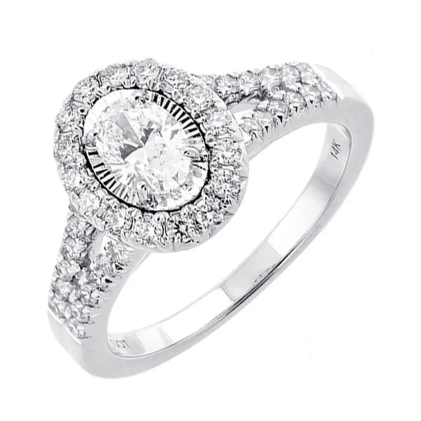 14KT White Gold & Diamonds Stunning Fashion Ring - 1/2 CTW