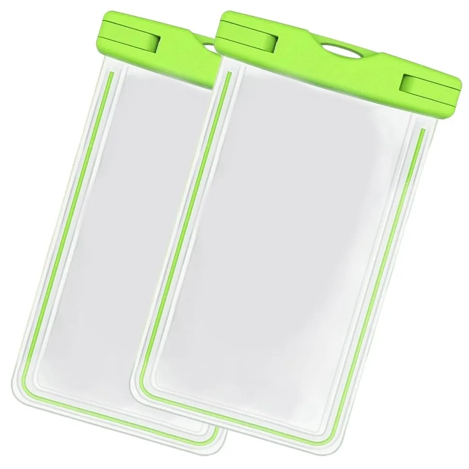 2-Pack: Universal Cell Phone Waterproof Dry Bag Case