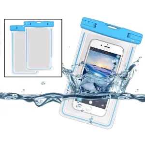 2-Pack: Universal Cell Phone Waterproof Dry Bag Case