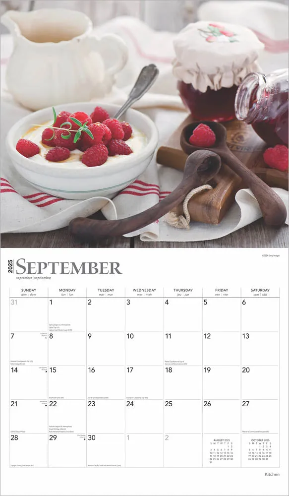 2025 Kitchen Wall Calendar
