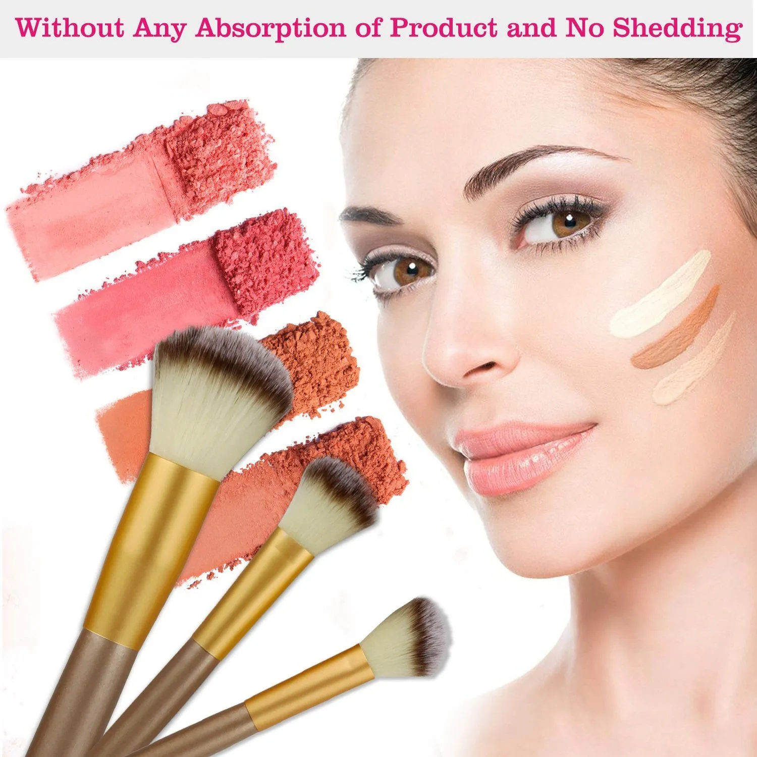 24-Piece: Makeup Brushes Set