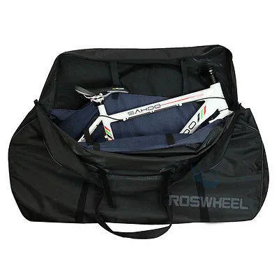 26'' Bike Carry Bag Travel Bags Box Bicycle Folding Pouch Bike Transport Cases