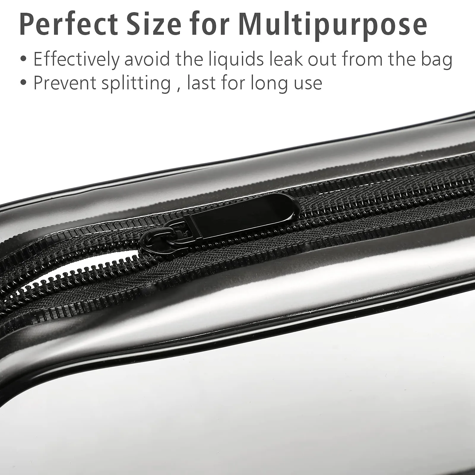 3 Pack Clear Toiletry Travel Airport Bag