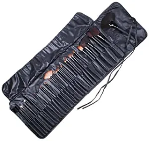 32 PCS Makeup Brush Set   Black Pouch Bag Science Purchase