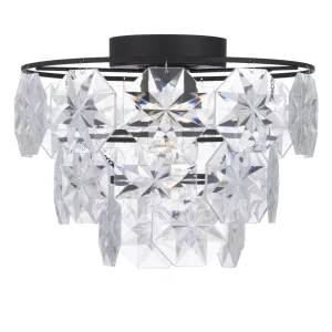 Alison Black Crystal Panel DIY Batten Fix