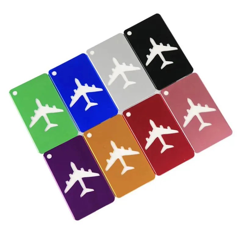 Aluminium Suitcase Luggage Tag Airplane Travel Bag Identifier