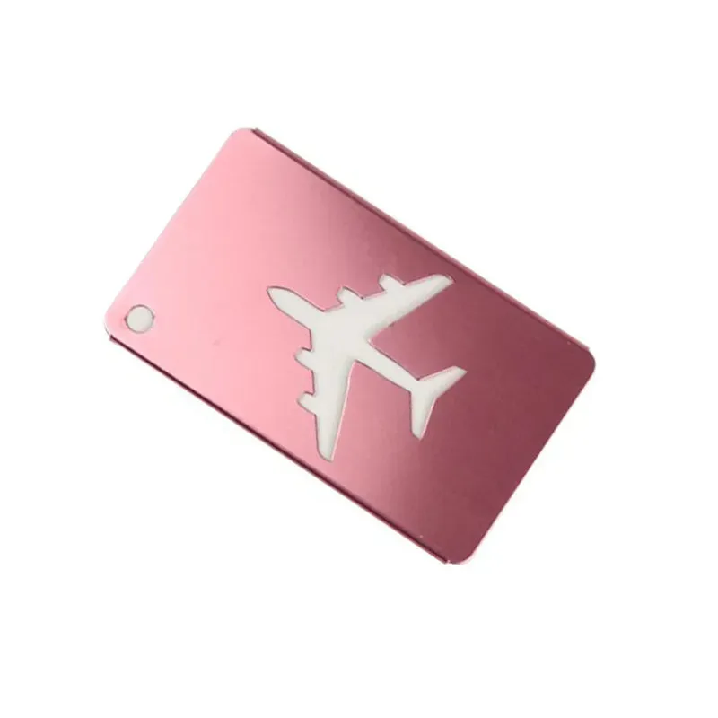 Aluminium Suitcase Luggage Tag Airplane Travel Bag Identifier