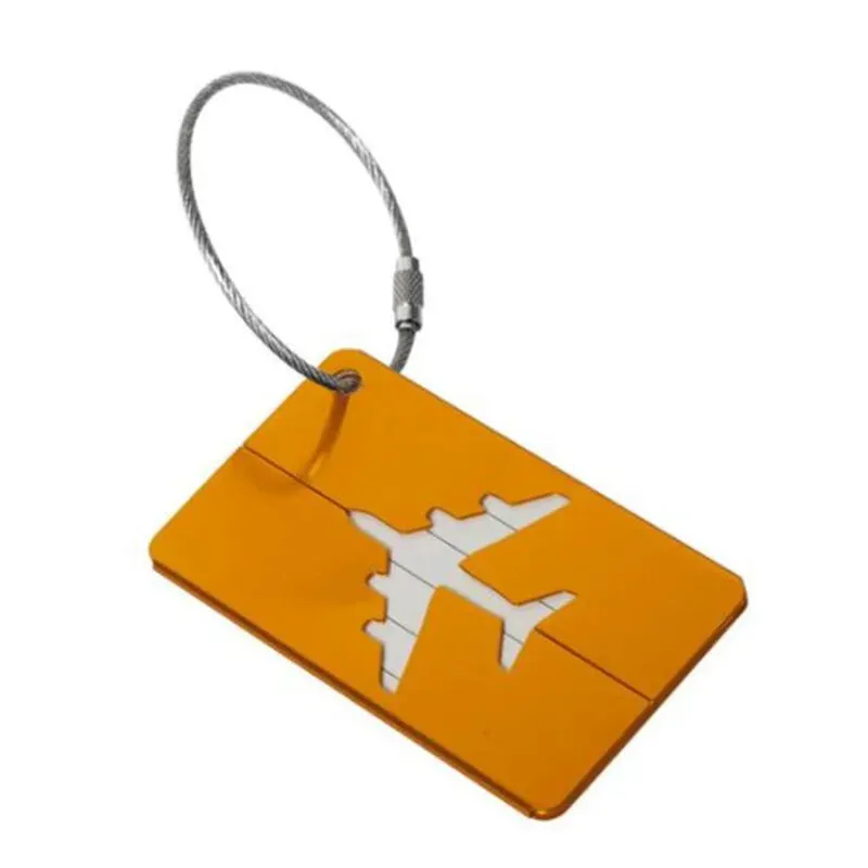Aluminium Suitcase Luggage Tag Airplane Travel Bag Identifier