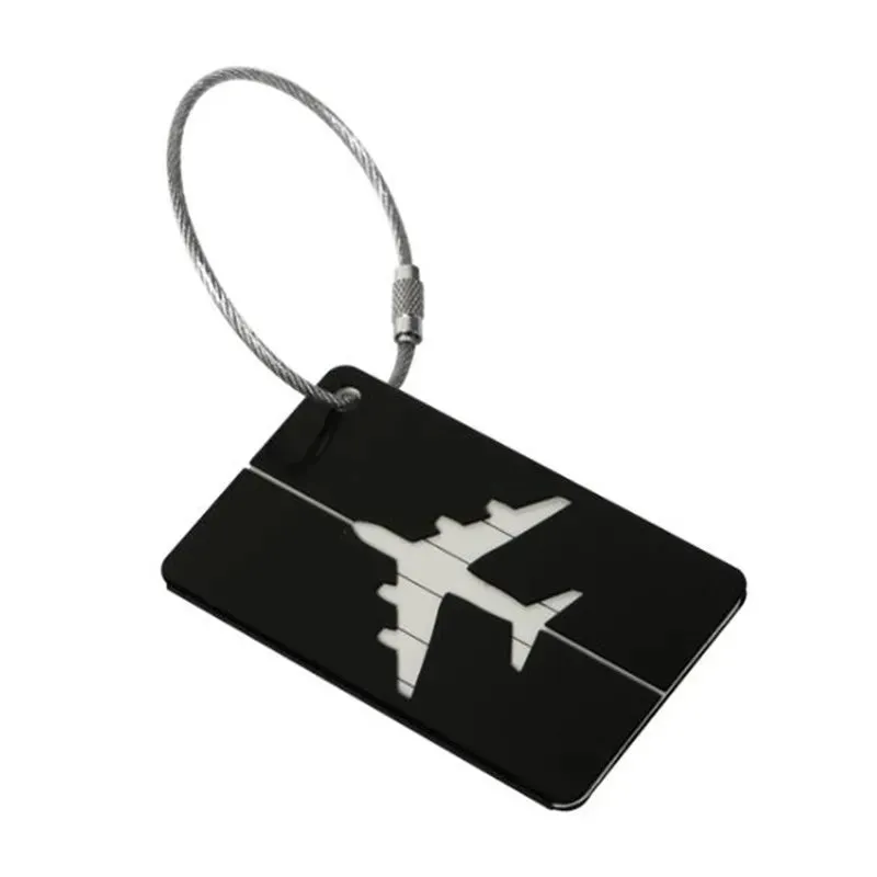 Aluminium Suitcase Luggage Tag Airplane Travel Bag Identifier