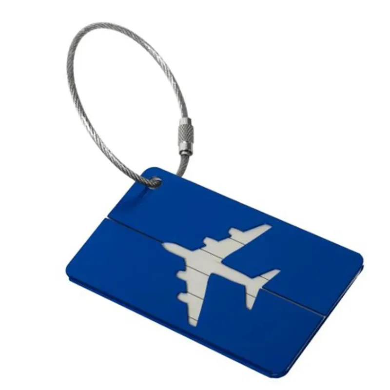 Aluminium Suitcase Luggage Tag Airplane Travel Bag Identifier