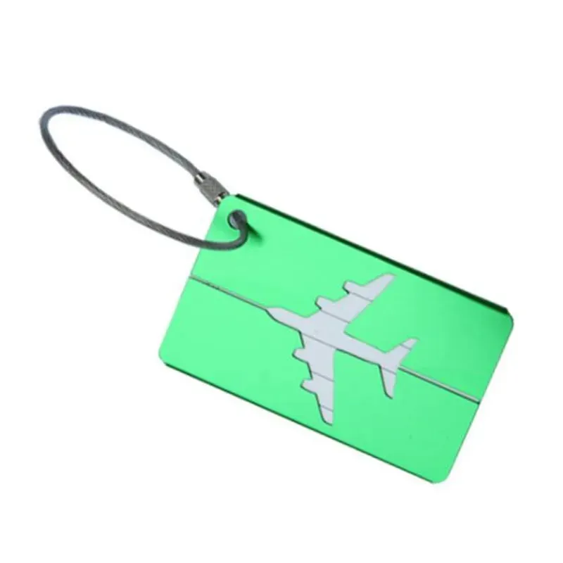 Aluminium Suitcase Luggage Tag Airplane Travel Bag Identifier