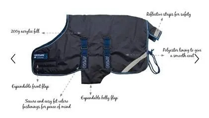 Amigo Foal Rug 50g Ripstop Navy