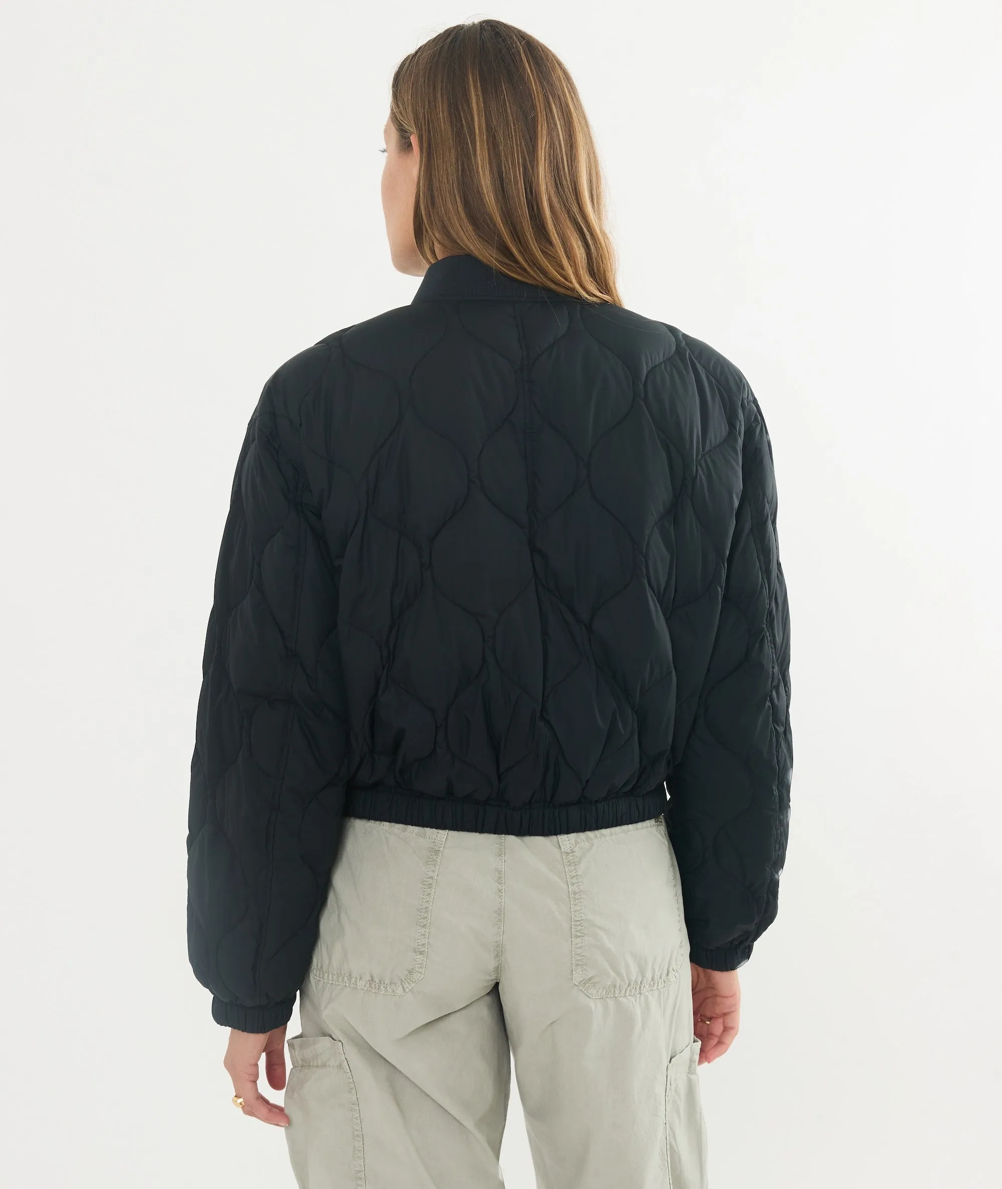 Avalon Lightweight Quilted Bomber