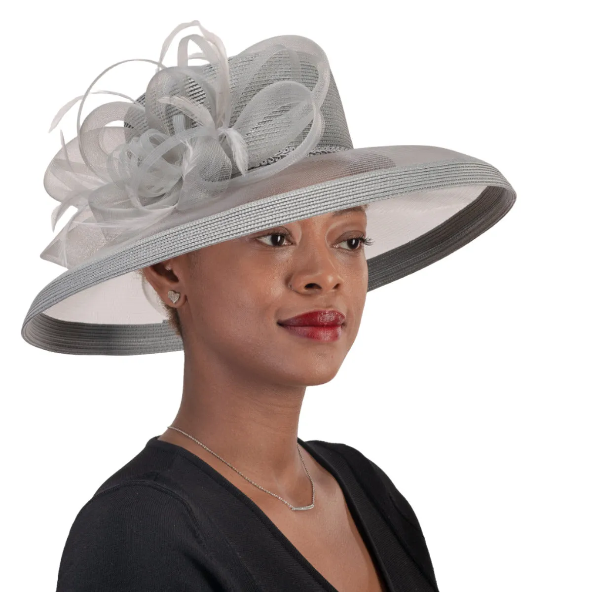 Avani | Ribbon Bow Brim Poly Straw Hat