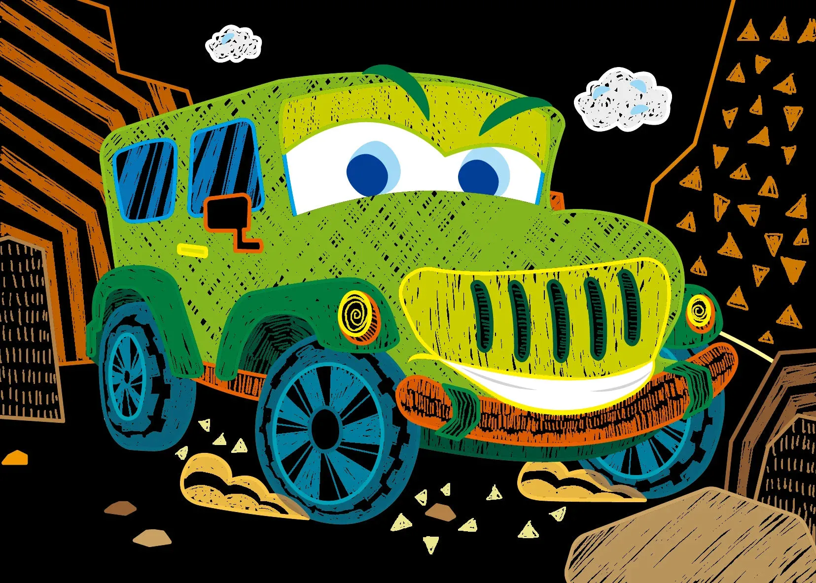 Avenir Scratch Art Cars 15 Sheets
