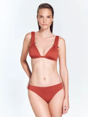 Aya Red Ochre Bikini Bottom