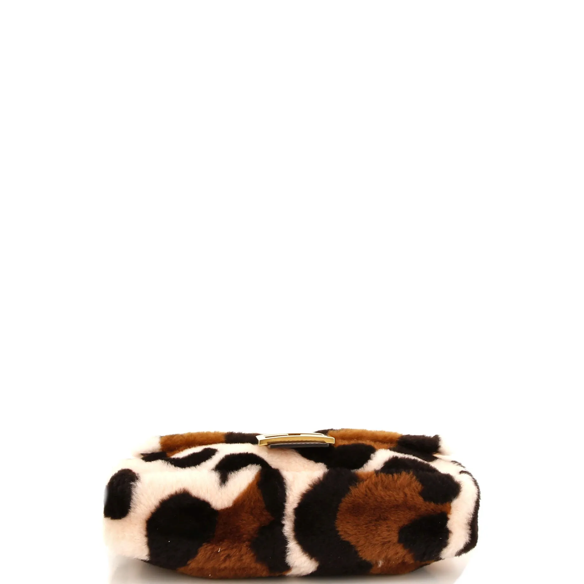 Baguette NM Bag Printed Shearling and Leather Medium