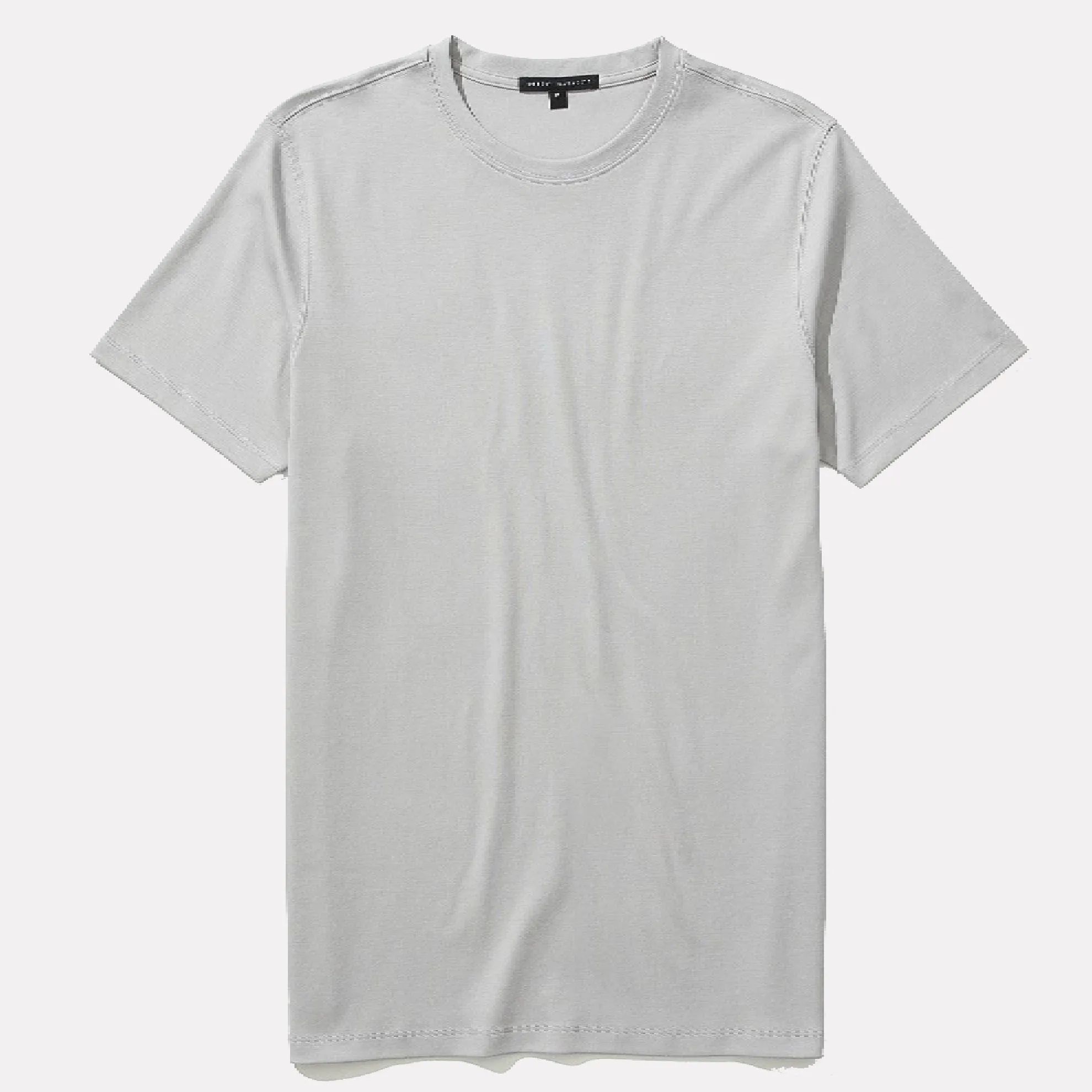 Barakett Short Sleeve Crew Neck Tee-Shirt / Chalk