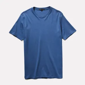 Barakett Short Sleeve Crew Neck Tee-Shirt / Poseidon Blue