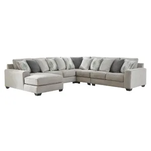 Benchcraft Ardsley Fabric 5 pc Sectional 3950416/3950434/3950477/3950446/3950456