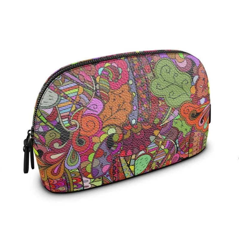 Betsu Leather Makeup Bag