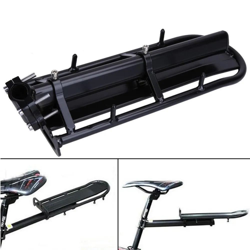 Bike Carrier Rack High-strength Aluminum Alloy Bicycle Rear Cargo Rack Bike Touring Bag Panniers Carrier Fender Adjustable EA14