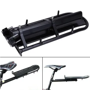 Bike Carrier Rack High-strength Aluminum Alloy Bicycle Rear Cargo Rack Bike Touring Bag Panniers Carrier Fender Adjustable EA14