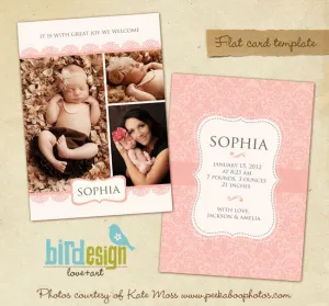 Birth Announcement | Chic baby