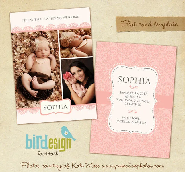 Birth Announcement | Chic baby