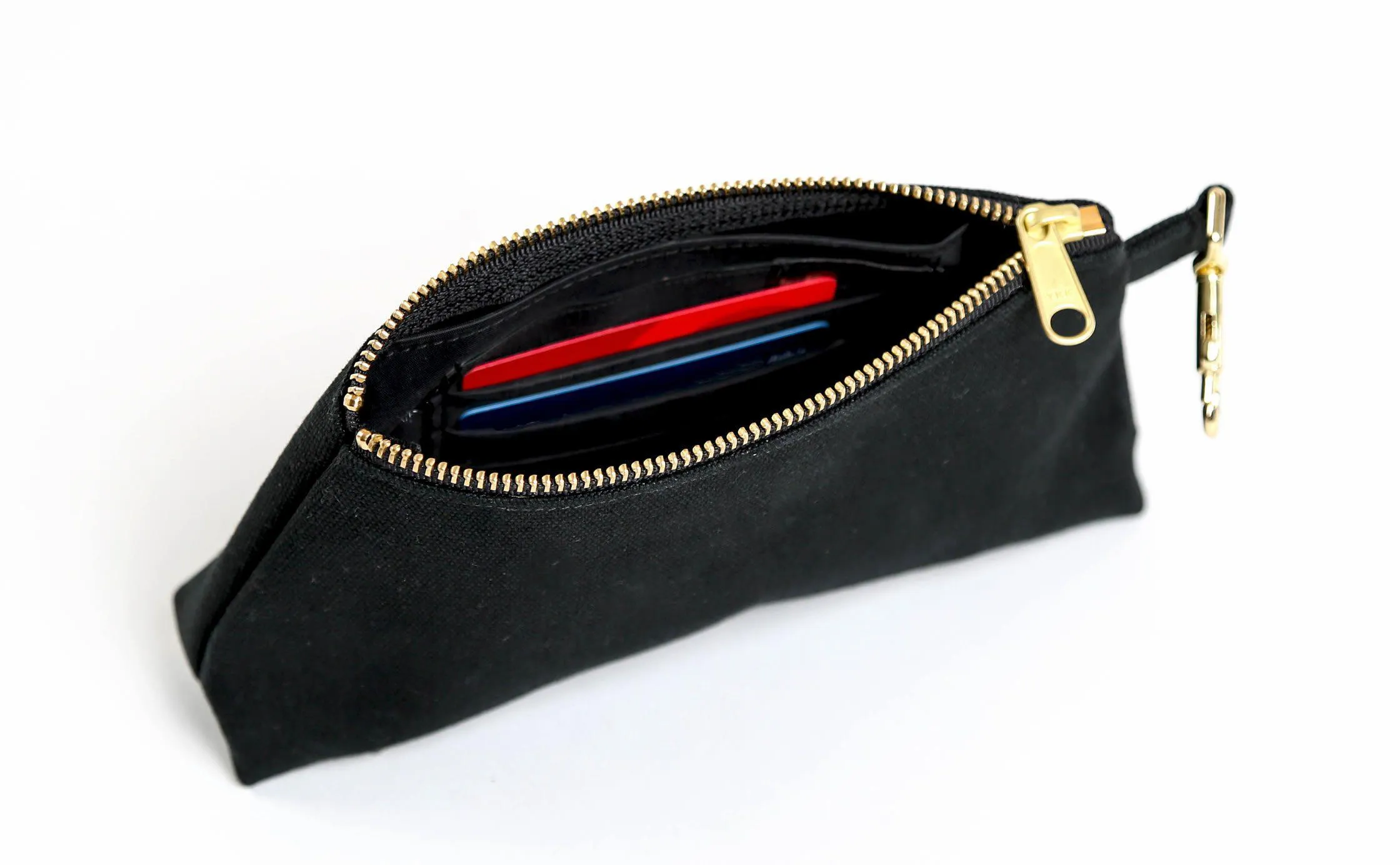 Black Classic Canvas IT BAG • Pouch