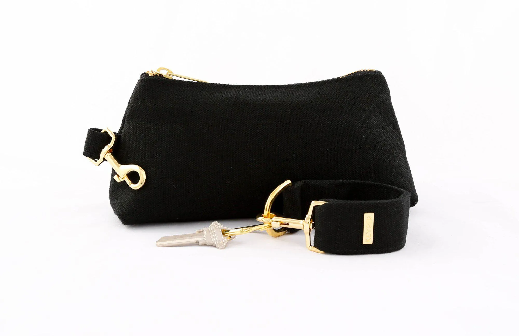 Black Classic Canvas IT BAG • Pouch