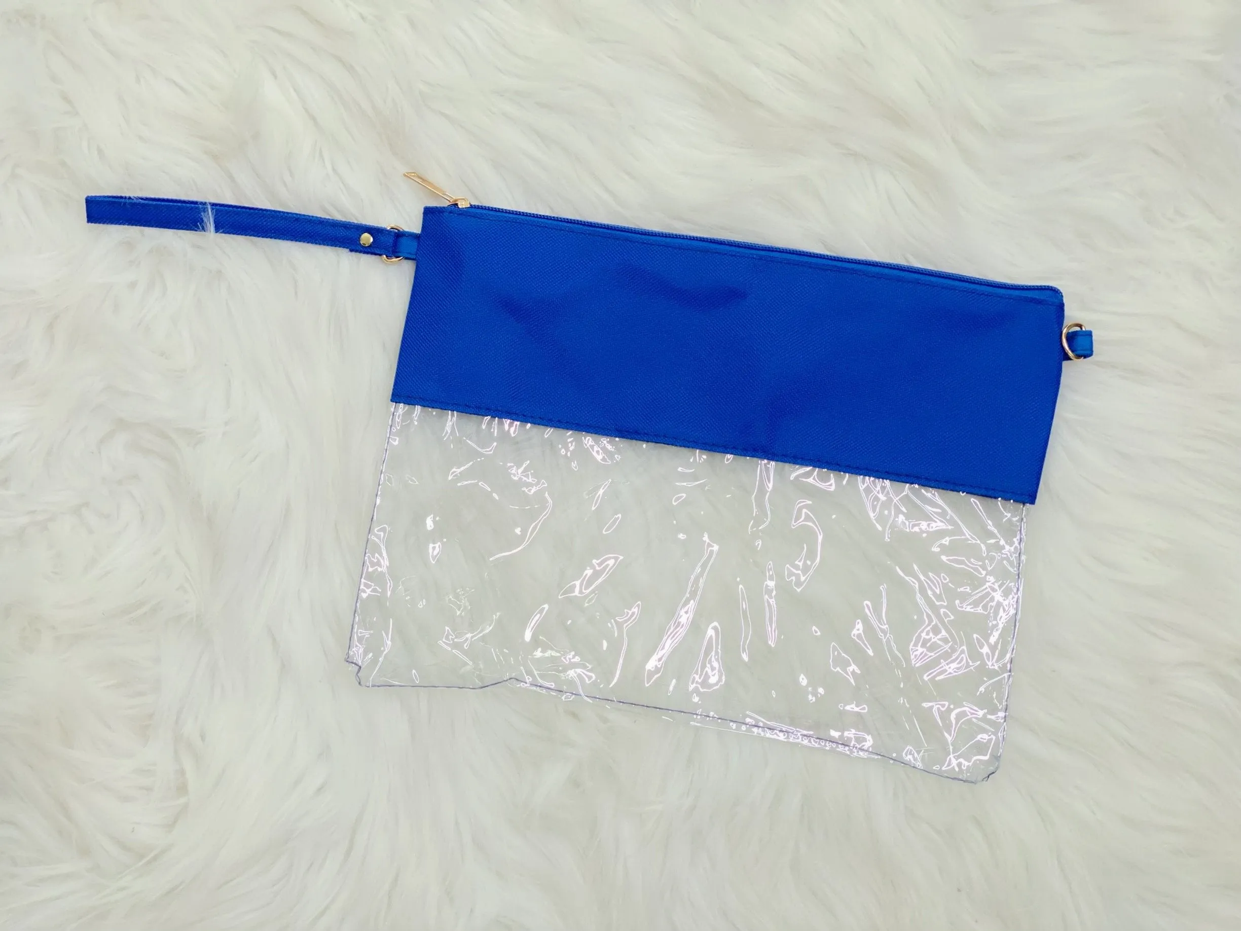 Blue Stadium Crossbody Bag