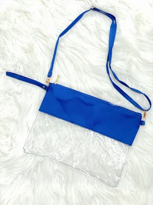 Blue Stadium Crossbody Bag