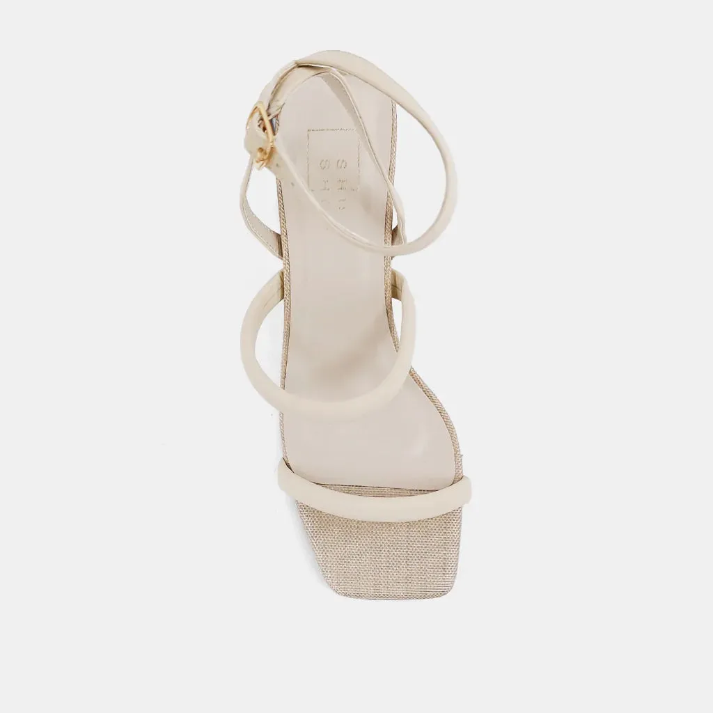 Bone Woven Evangeline Heel