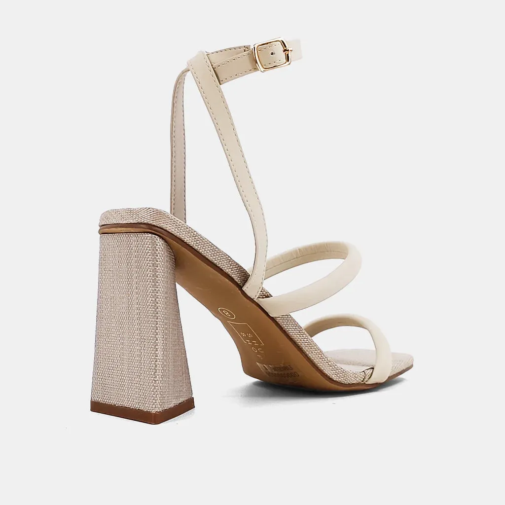 Bone Woven Evangeline Heel