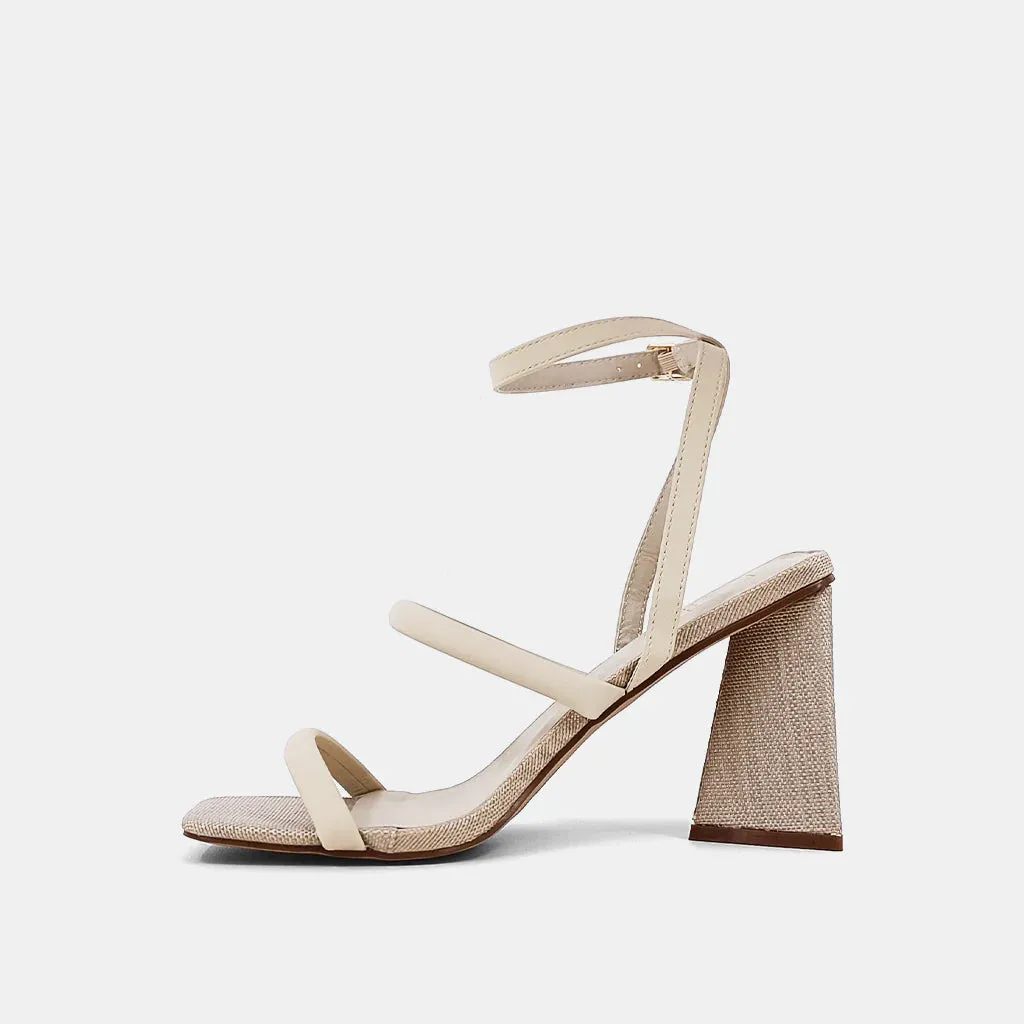 Bone Woven Evangeline Heel