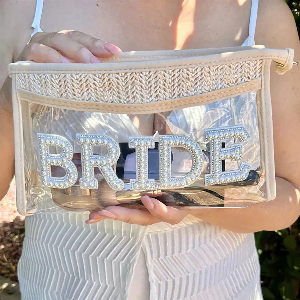 Bride Boho Clear Makeup Bag