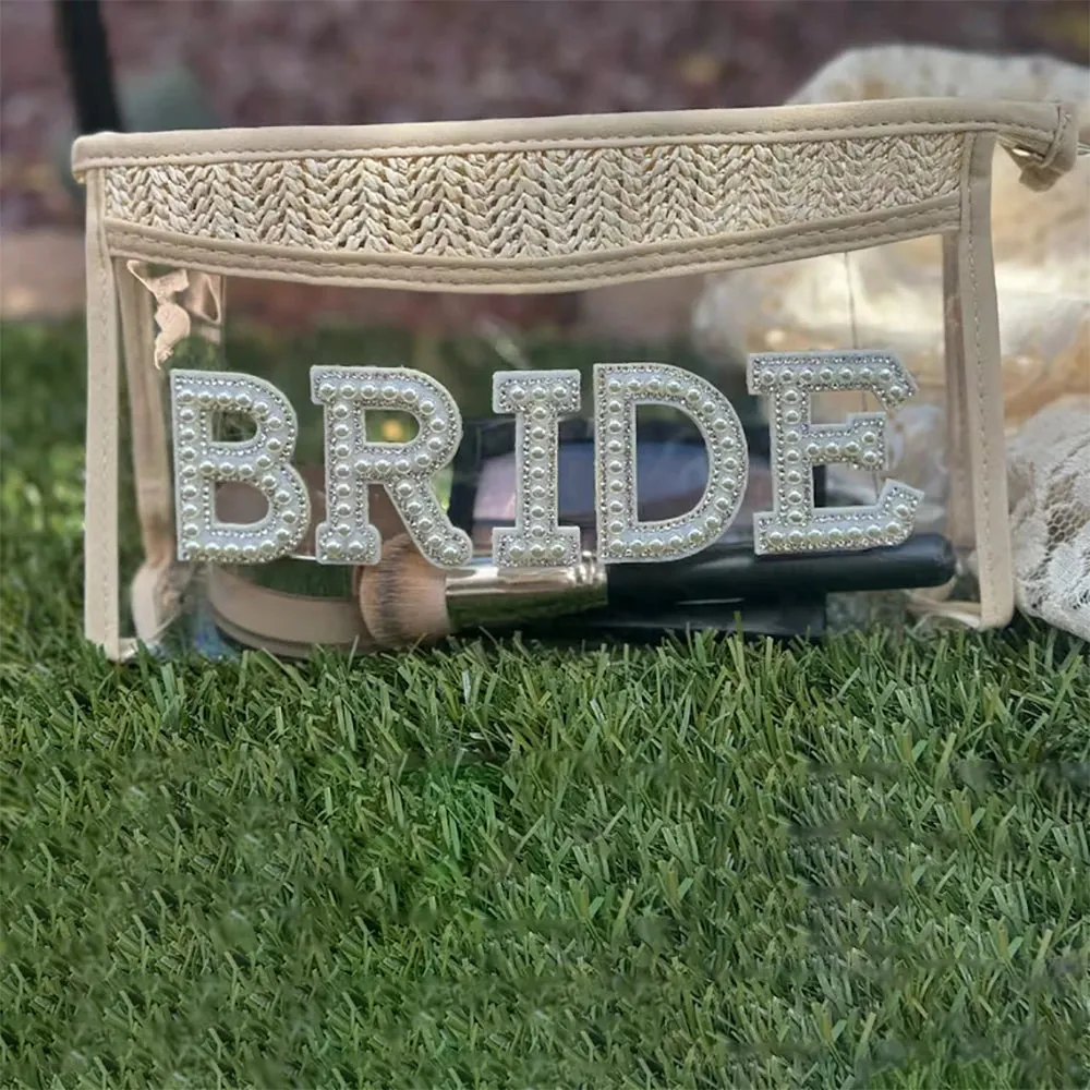Bride Boho Clear Makeup Bag