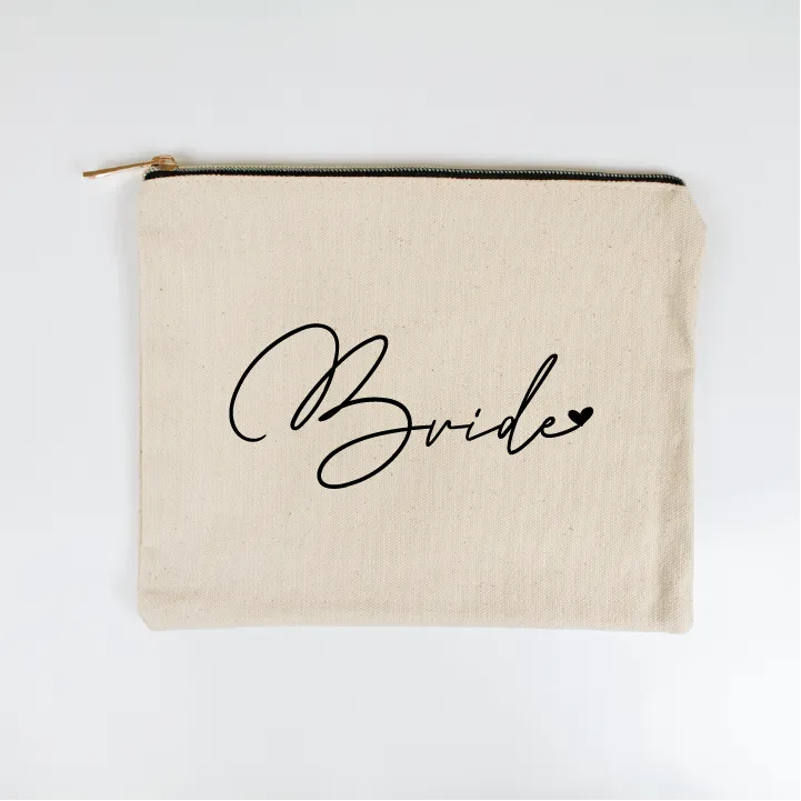 Bride Heart Style Makeup Bag