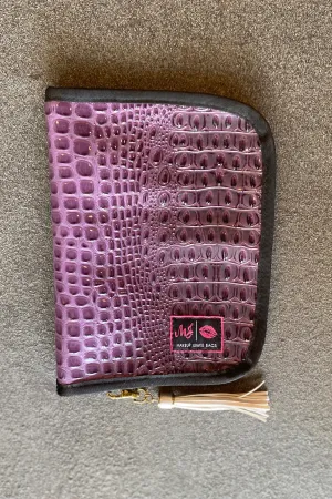 Bubble Gator Amethyst Brush Book