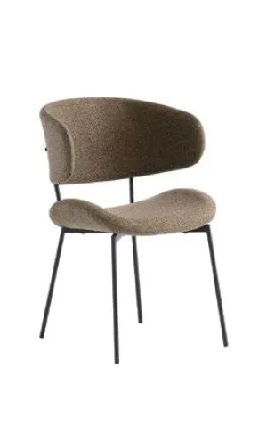 Cairo Fabric Dining Chair - Olive Green