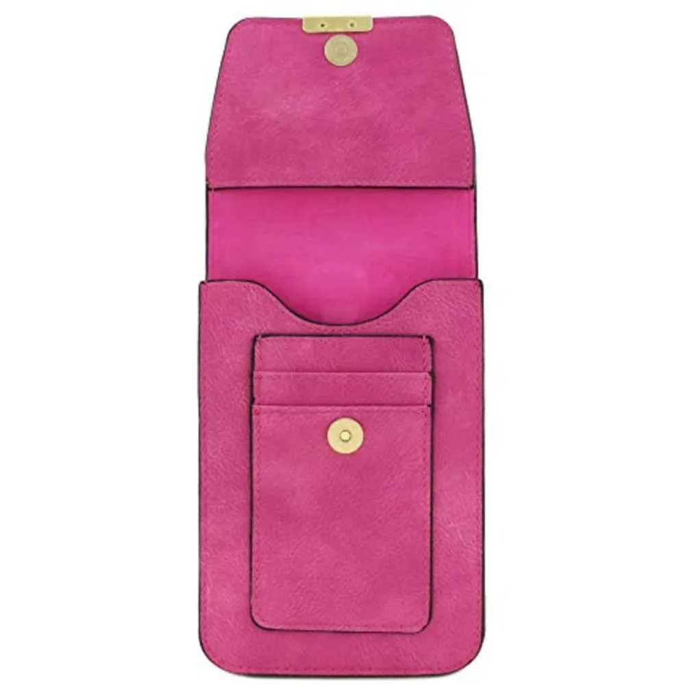 Cell Phone Holder RFID-blocking Wallet Crossbody Bag