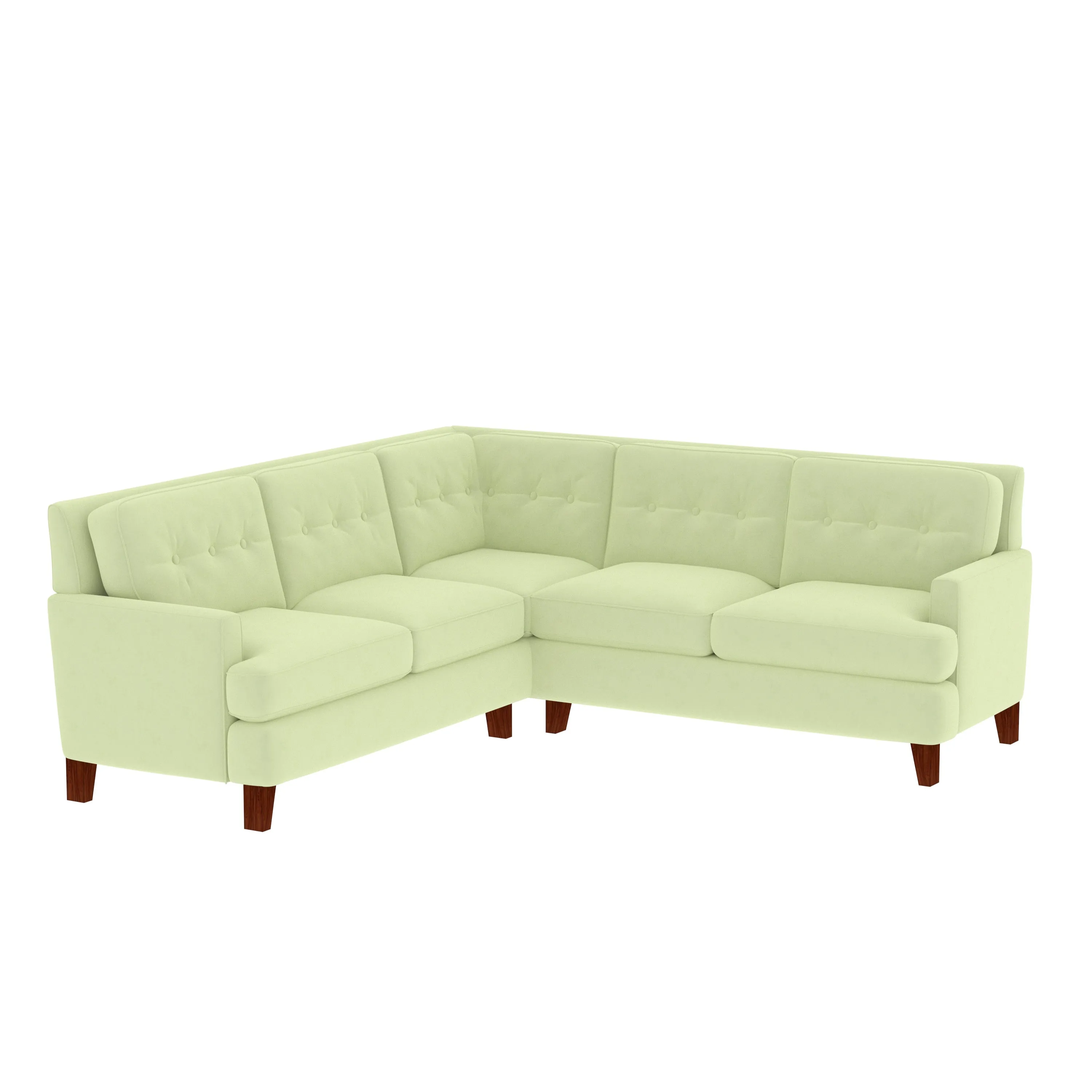 Celory Clat Premium Comfort L-shaped 4-Seating Sofa Set in Pastel Colours for Your Home