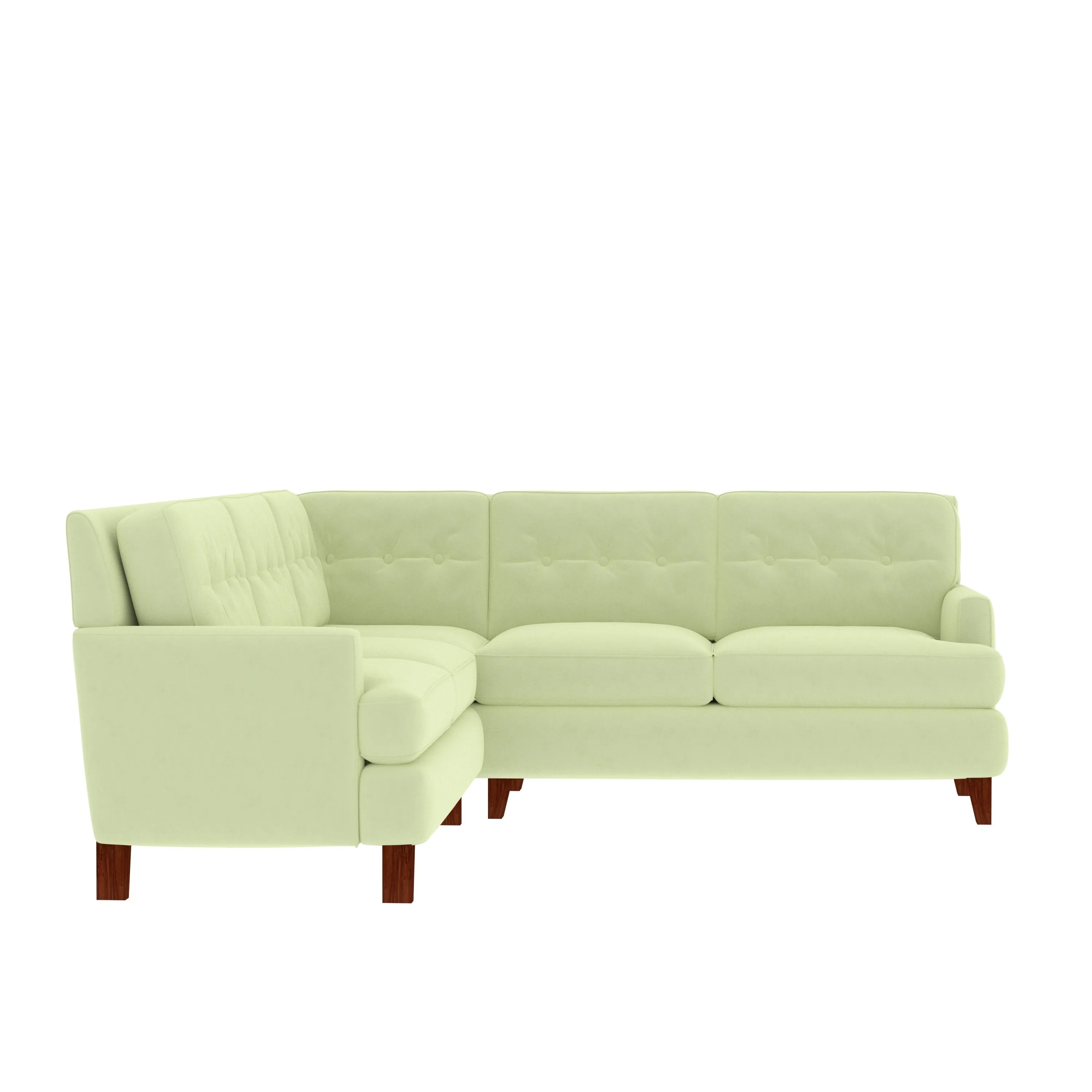 Celory Clat Premium Comfort L-shaped 4-Seating Sofa Set in Pastel Colours for Your Home