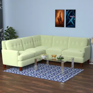 Celory Clat Premium Comfort L-shaped 4-Seating Sofa Set in Pastel Colours for Your Home